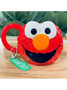 NWT Rae Dunn "Sunrise, Sunburn, Sunset" Mug With Palm Tree Lid Warmer Collection